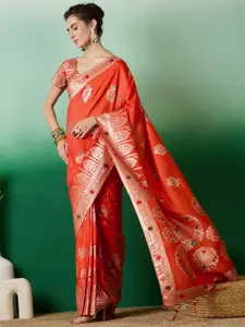 DEVATITHI Woven Design Zari Saree