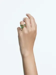 SWAROVSKI MILLENIA Gold-Plated Crystal Studded Finger Ring