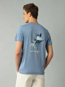 Arrow New York Men Floral Printed Round Neck Cotton T-shirt