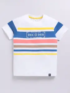 Ginie Boys Typography Printed Breathable Tshirt