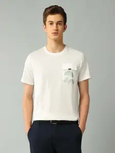 Arrow New York Men Floral Printed Round Neck Cotton T-shirt