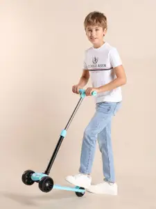 U.S. Polo Assn. Kids Boys Brand Logo Printed T-shirt