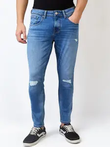 SPYKAR Men Slim Fit Mid-Rise Mildly Distressed Jeans