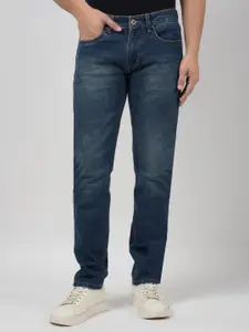 Numero Uno Men Skinny Fit Low-Rise Heavy  Fade Stretchable Jeans