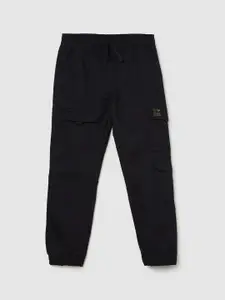 max Boys Mid Rise Regular Fit Cargo Joggers
