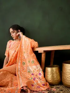 DEVATITHI Woven Design Zari Saree