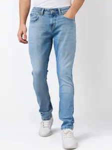 SPYKAR Men Cotton Slim Fit Low-Rise Low Distress Jeans
