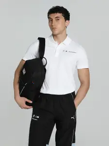 PUMA Motorsport Men BMW M Polo Collar Graphic Printed Cotton T-shirt