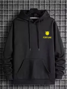 ZEN1 FASHION Men Printed Hooded Sweatshirt