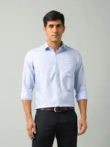 Arrow Men Classic Fit Spread Collar Checked Cotton Formal Shirt