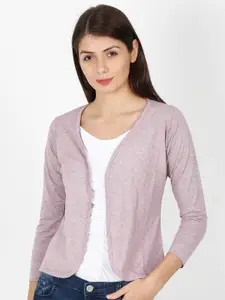 ECOLINE Clothing Eco Friendly V-Neck Open Front Shrug