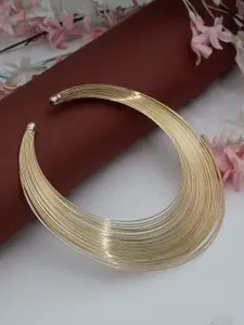 Niscka Gold-Plated Choker Necklace