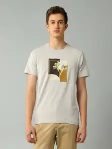 Arrow New York Men Floral Printed Round Neck Cotton T-shirt