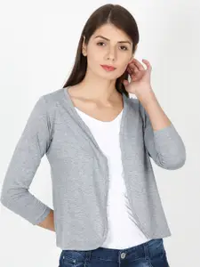 ECOLINE Clothing Eco Friendly V-Neck Open Front Shrug