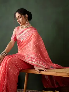 DEVATITHI Woven Design Zari Saree