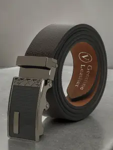 Provogue Men Textured Leather Formal Belt