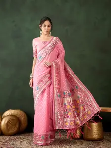 DEVATITHI Woven Design Zari Saree