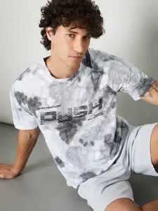 max Men Typography Printed Round Neck Cotton T-shirt