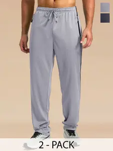 SZN Men Pack Of 2 Mid Rise Track Pants