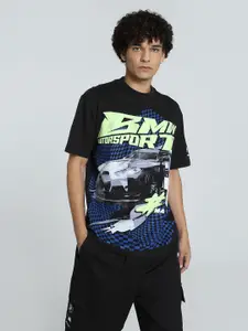 PUMA Motorsport Men BMW M Graphic Printed Relaxed Fit Cotton T-shirt