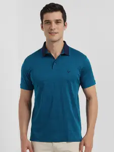 Allen Solly Sport Men Abstract Printed Polo Collar Cotton T-shirt