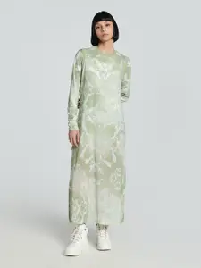 Puma Women Dare To Printed Cotton Relaxed Fit A-Line Dress