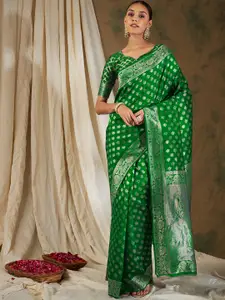 DEVATITHI Woven Design Zari Silk Blend Kanjeevaram Saree