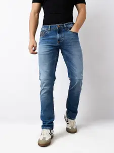 SPYKAR Men Relaxed Fit Mid-Rise Cotton Light Fade Jeans