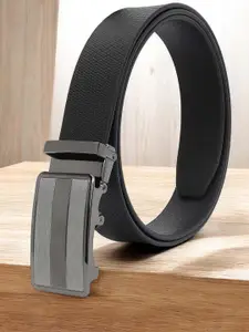 Provogue Men Textured Leather Formal Belt