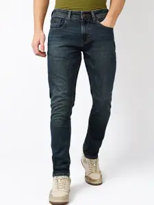 SPYKAR Men Cotton Slim Fit Low-Rise Low Distress Jeans