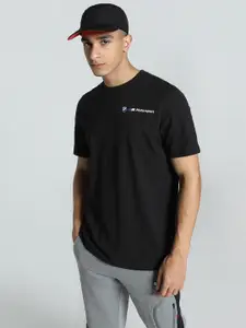 PUMA Motorsport Men BMW M Solid Casual Cotton T-shirt