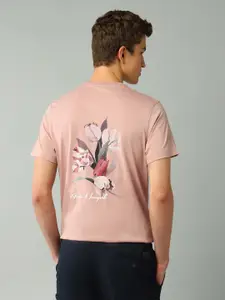 Arrow New York Men Floral Printed Round Neck Cotton T-shirt