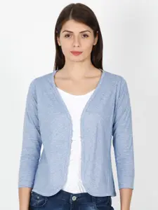 ECOLINE Clothing Eco Friendly V-Neck Open Front Shrug