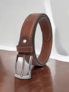 Provogue Men Textured Leather Formal Belt