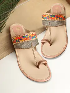 Ladies Hub Women One Toe Flats