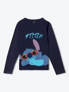 YK Disney Boys Printed Applique T-shirt