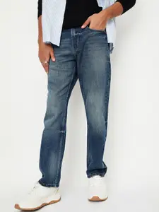 max Men Low Distress Heavy Fade Jeans