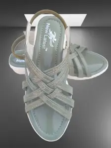 BAESD Girls Open Toe Flats