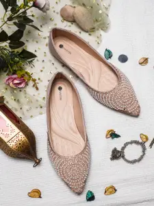 DIVASTRI Women Ethnic Open Toe Flats