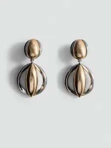 MANGO Contemporary Drop Earrings