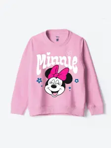 YK Disney Girls Printed Sweatshirt
