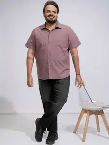 HIGHLANDER Men Wased Solid Casual Shirt