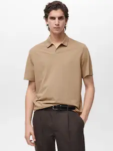 MANGO MAN Slim Fit Pique Polo T-shirt
