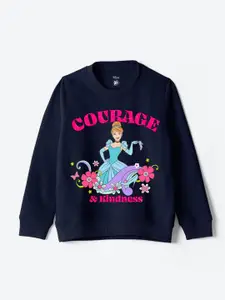 YK Disney Girls Printed Sweatshirt