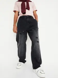 max Men Mildly Distressed Light Fade Jeans