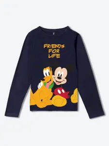 YK Disney Boys Printed Applique T-shirt