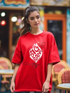 Leotude Women Printed Applique T-shirt