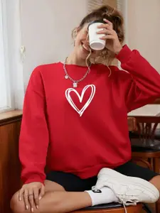 KASHIAN Women Printed Pullover Sweatshirt