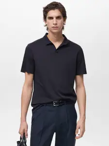 MANGO MAN Slim Fit Pique Polo T-shirt