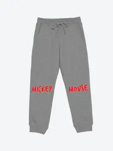 YK Disney Boys Graphic Printed Mid Rise Joggers